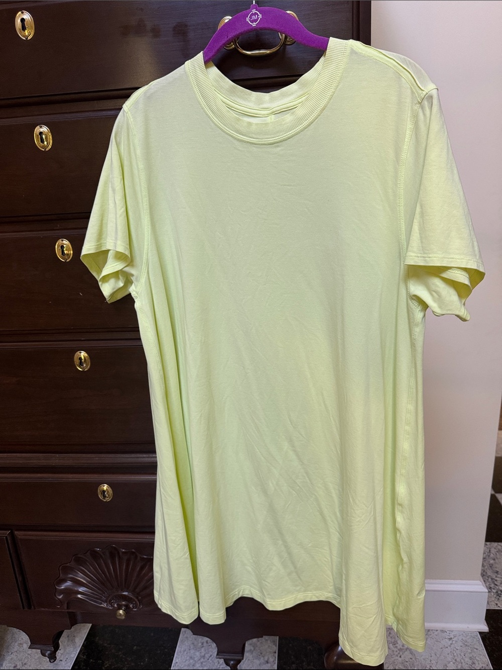 lululemon all yours dress lime green size 2/4